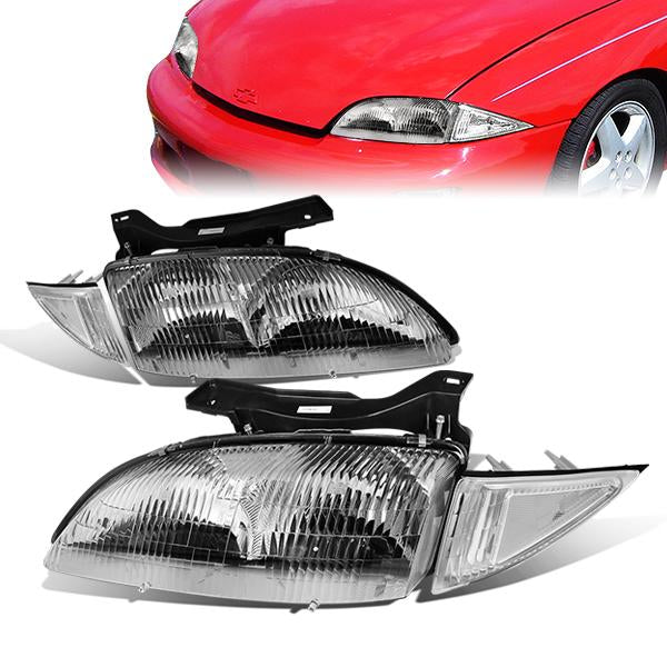 Factory Style Headlights<br>95-99 Chevy Cavalier