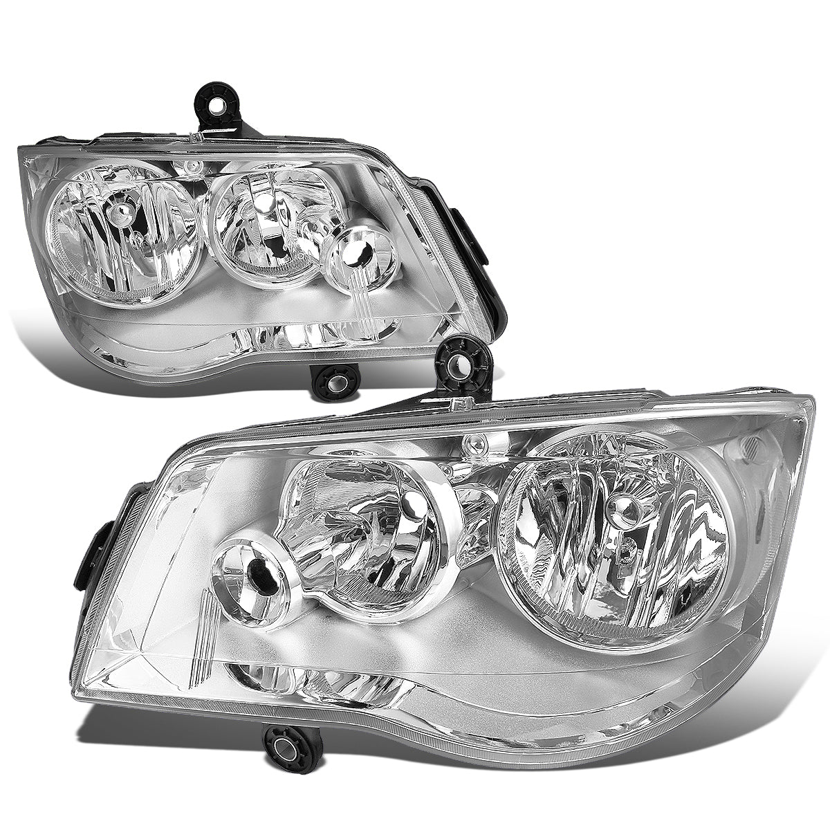 Factory Style Headlights<br>08-16 Chrysler Town Country, 11-17 Dodge Grand Caravan