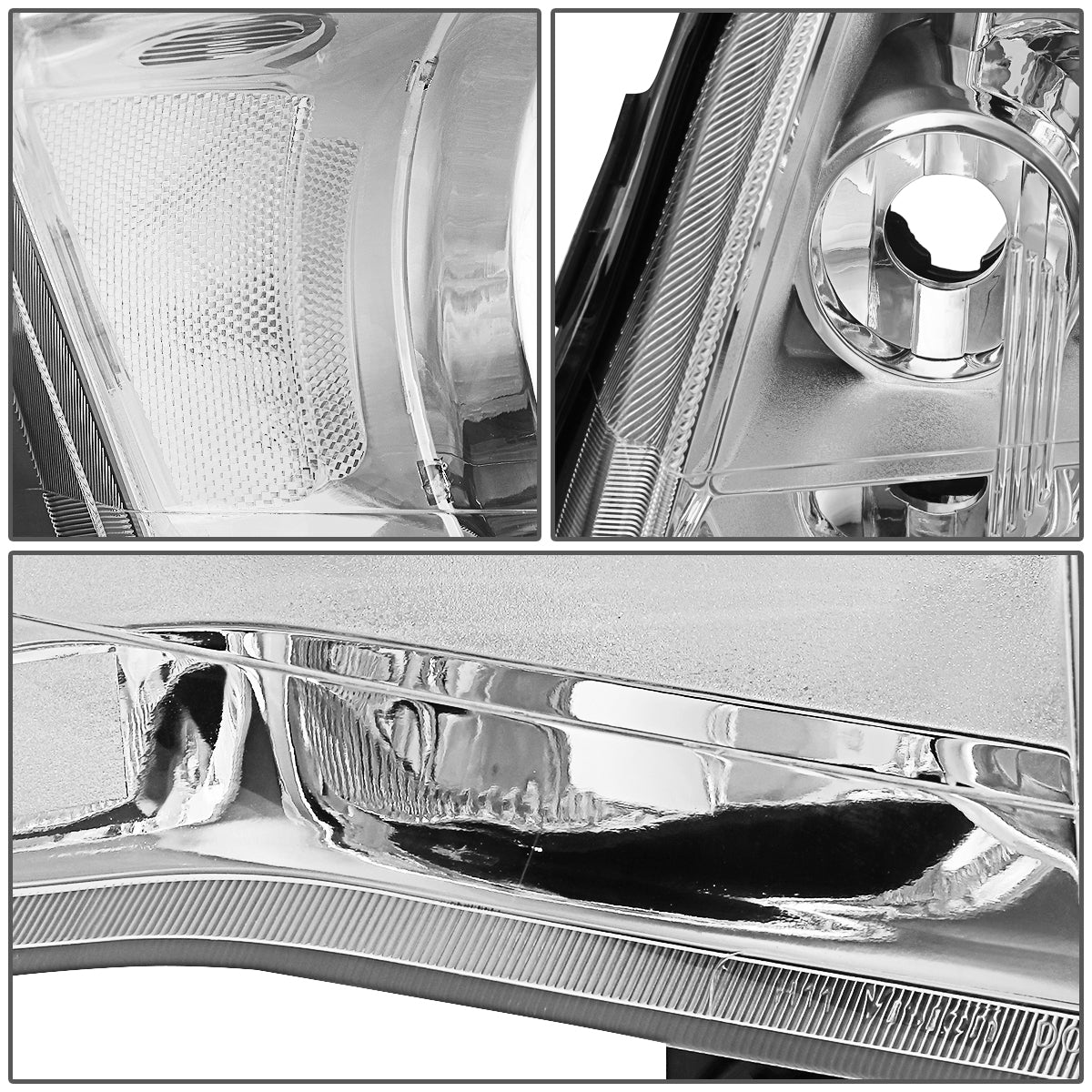 Factory Style Headlights<br>08-16 Chrysler Town Country, 11-17 Dodge Grand Caravan