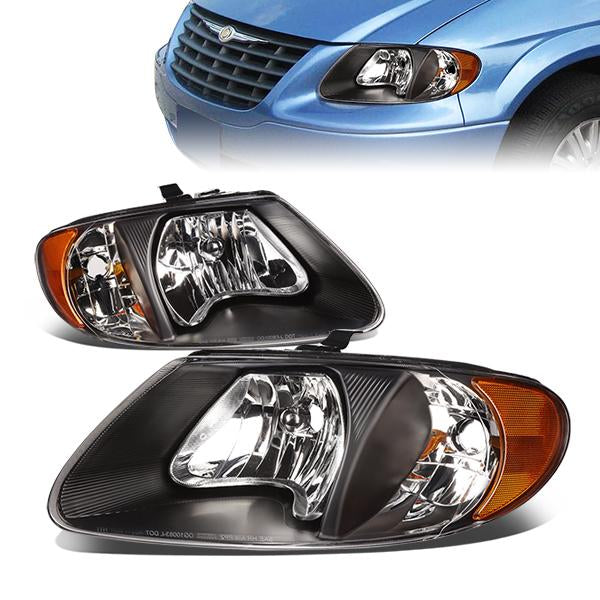 Factory Style Headlights <br>01-07 Chrysler Town & Country, Caravan, Grand Caravan