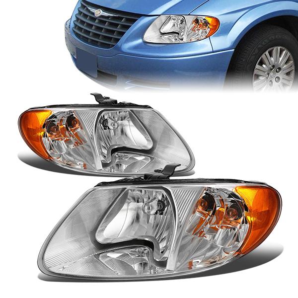 Factory Style Headlights <br>01-07 Chrysler Town & Country, Caravan, Grand Caravan