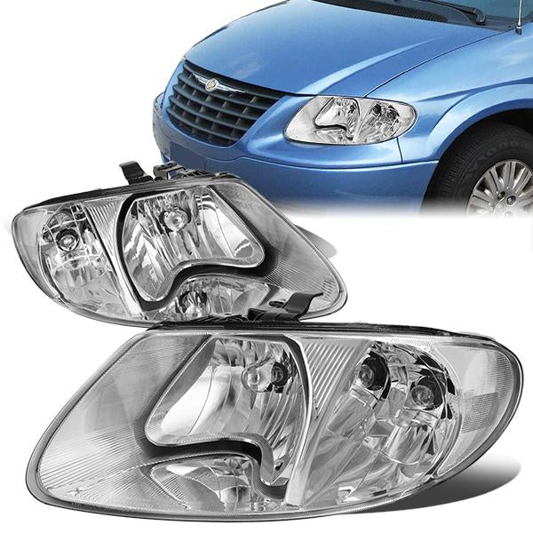 Factory Style Headlights <br>01-07 Chrysler Town & Country, Caravan, Grand Caravan