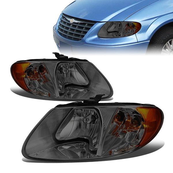 Factory Style Headlights <br>01-07 Chrysler Town & Country, Caravan, Grand Caravan