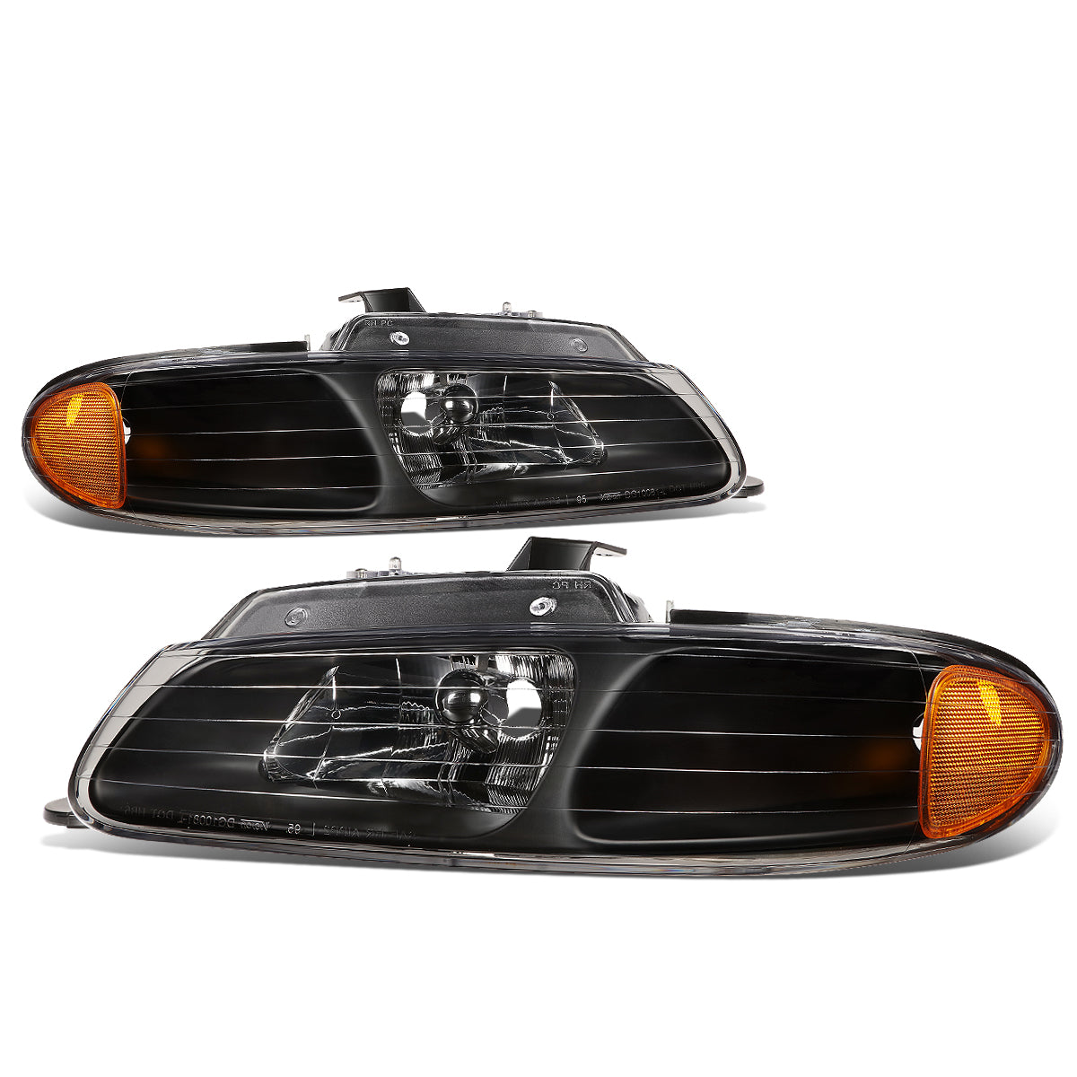 Factory Style Headlights<br>96-99 Dodge Grand Caravan Chrysler Town Country Voyager