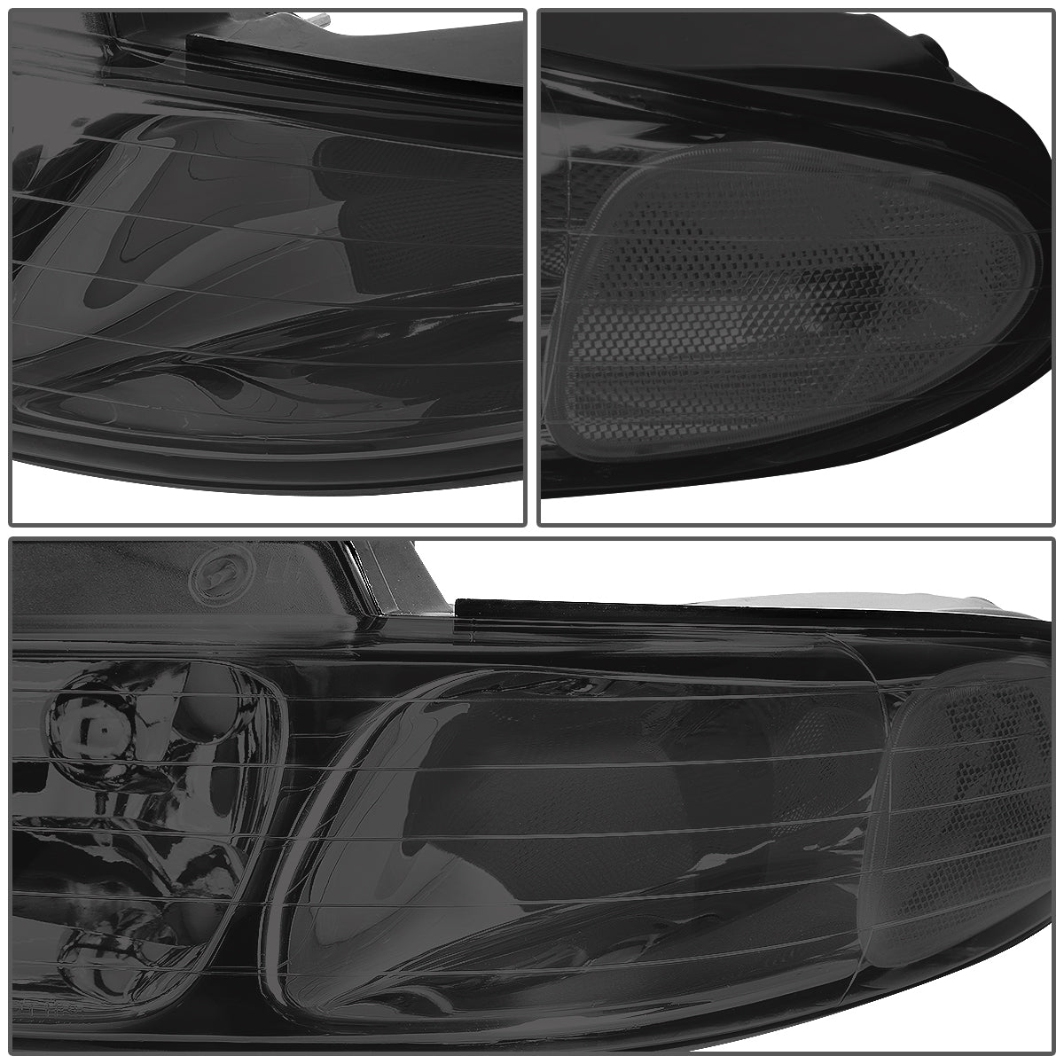 Factory Style Headlights<br>96-99 Dodge Grand Caravan Chrysler Town Country Voyager