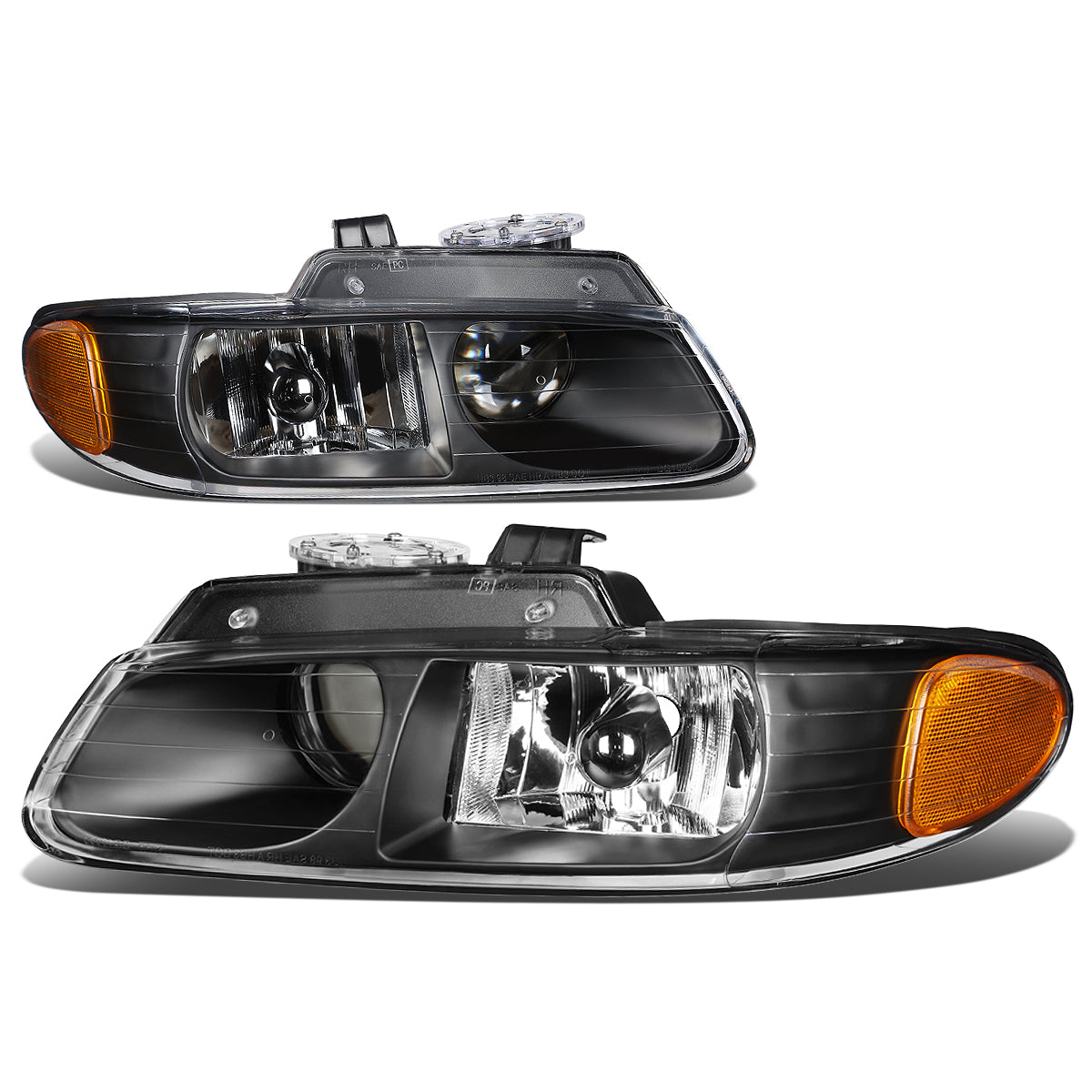 Projector Headlights<br>96-99 Dodge Grand Caravan Chrysler Town Country Voyager