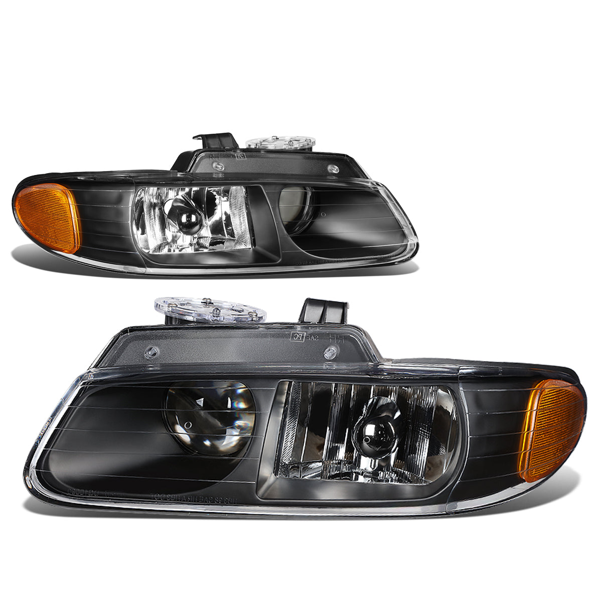 Projector Headlights<br>96-99 Dodge Grand Caravan Chrysler Town Country Voyager