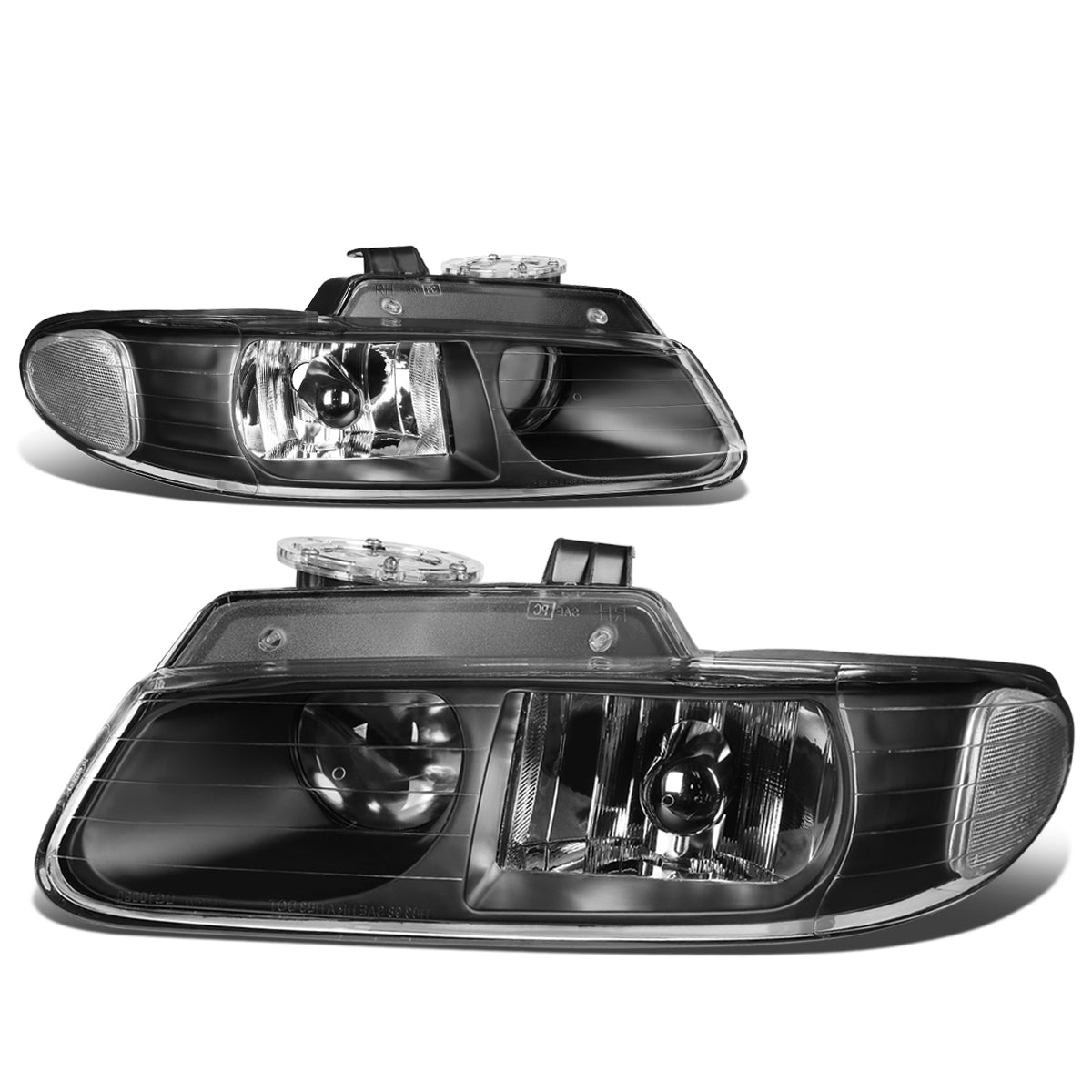 Projector Headlights<br>96-99 Dodge Grand Caravan Chrysler Town Country Voyager