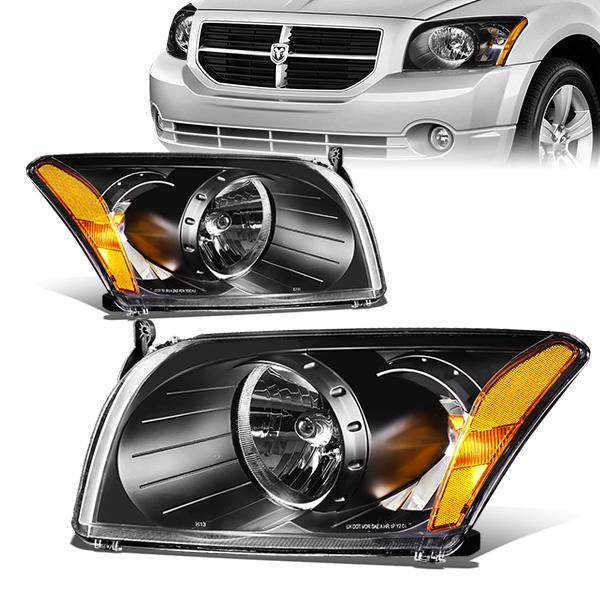 Factory Style Headlights<br>07-12 Dodge Caliber