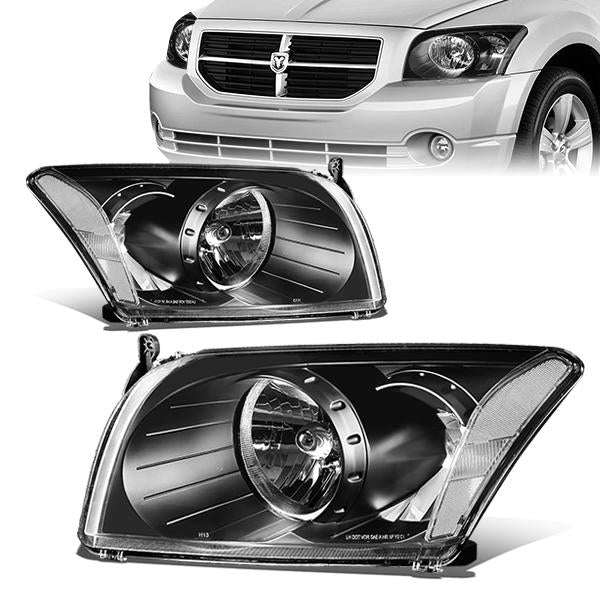 Factory Style Headlights<br>07-12 Dodge Caliber