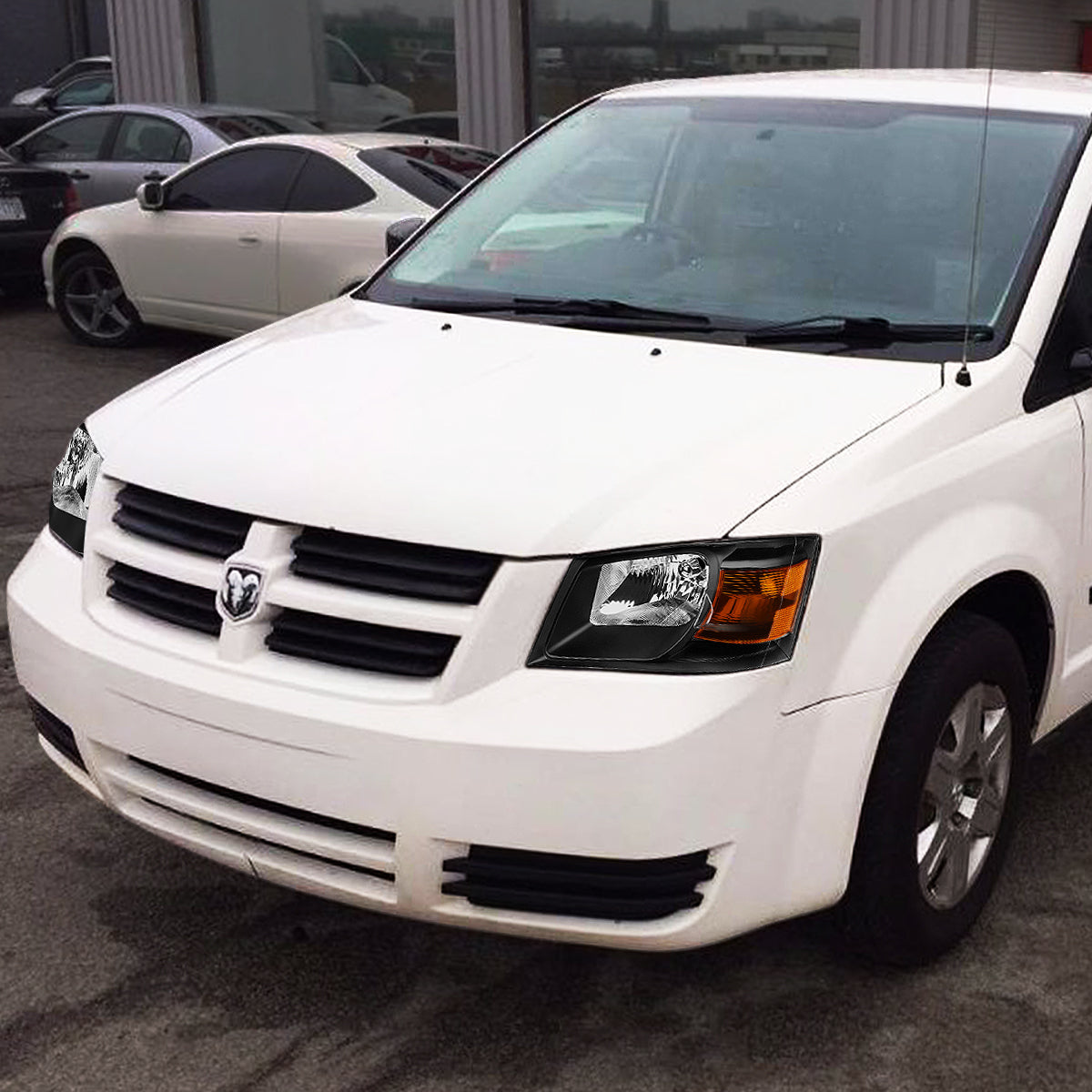 Factory Style Headlights<br>08-10 Dodge Grand Caravan