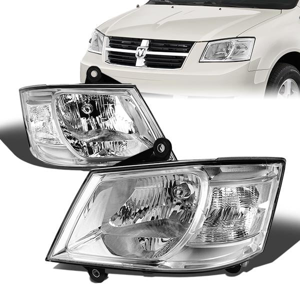 Factory Style Headlights<br>08-10 Dodge Grand Caravan