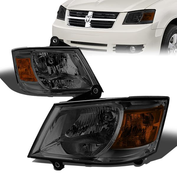 Factory Style Headlights<br>08-10 Dodge Grand Caravan