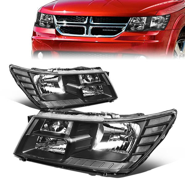 Factory Style Headlights<br>09-19 Dodge Journey