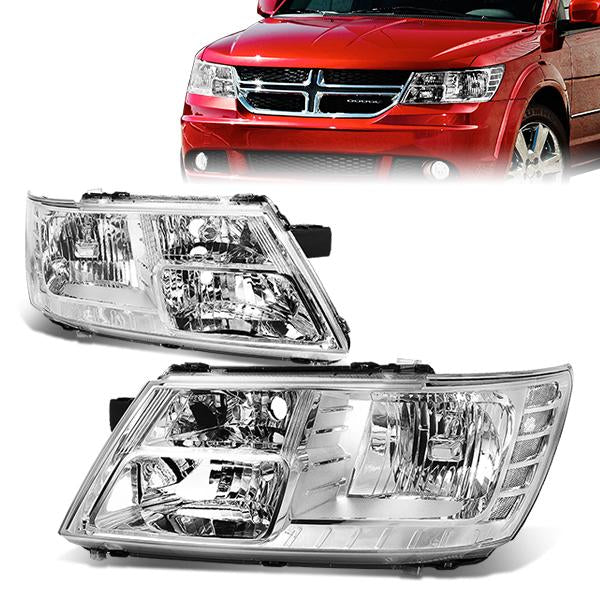 Factory Style Headlights<br>09-19 Dodge Journey