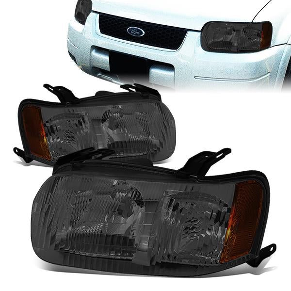 Factory Style Headlights<br>01-04 Ford Escape