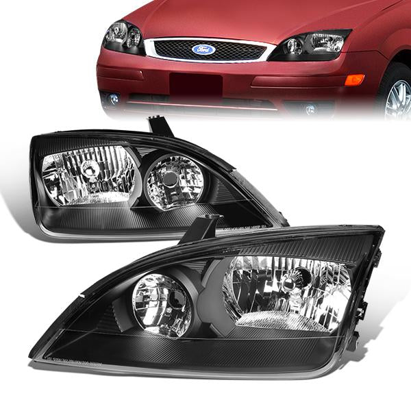 Factory Style Headlights <br>05-07 Ford Focus