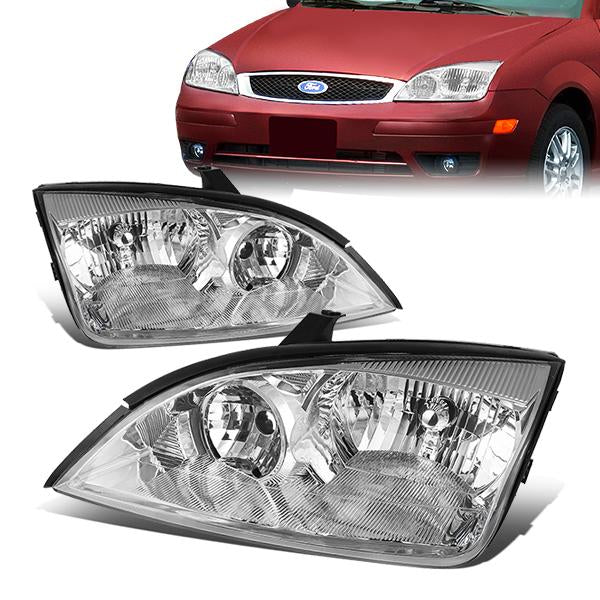 Factory Style Headlights <br>05-07 Ford Focus