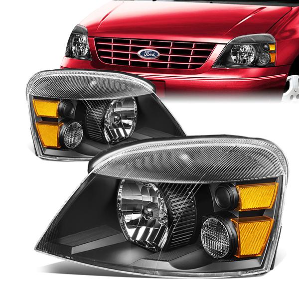 Factory Style Headlights<br>04-07 Ford Freestar Mercury Monterey