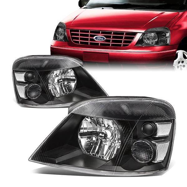 Factory Style Headlights<br>04-07 Ford Freestar Mercury Monterey