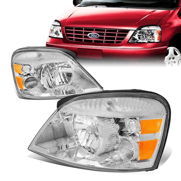 Factory Style Headlights<br>04-07 Ford Freestar Mercury Monterey