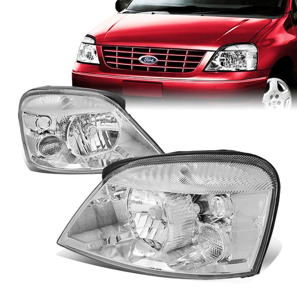 Factory Style Headlights<br>04-07 Ford Freestar Mercury Monterey