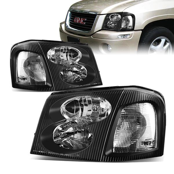 Factory Style Headlights<br>02-09 GMC Envoy