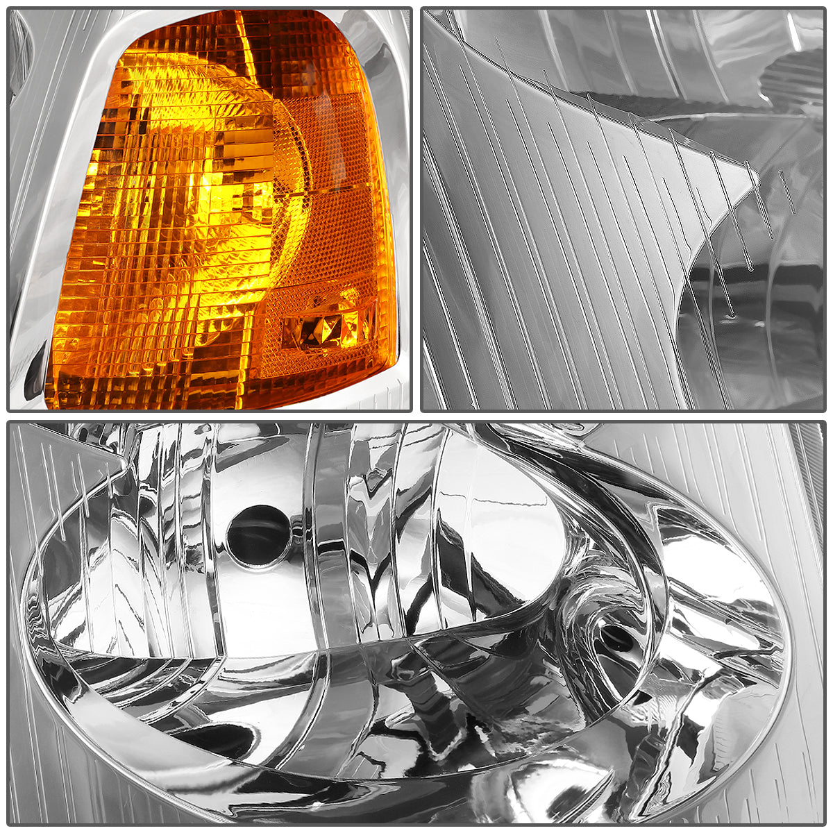 Factory Style Headlights<br>02-09 GMC Envoy