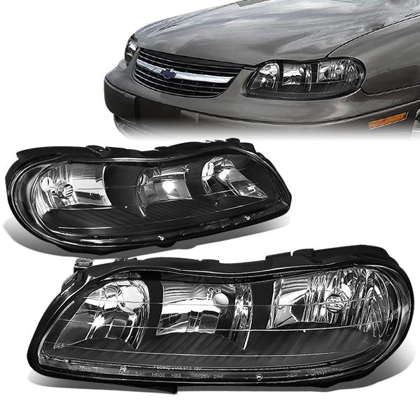 Factory Style Headlights <br>04-05 Chevy Classic, 97-03 Malibu