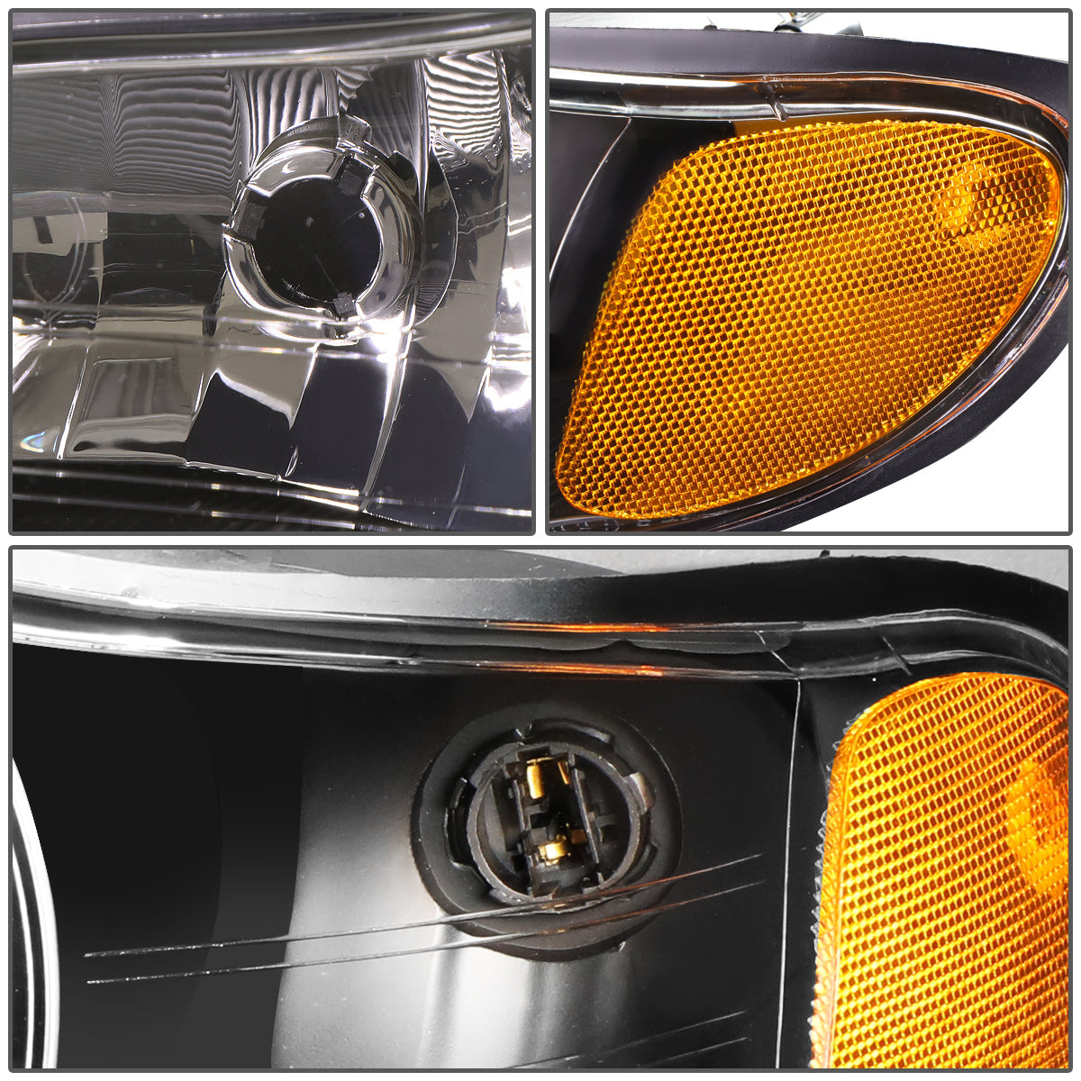 Factory Style Headlights<br>00-05 Chevy Monte Carlo