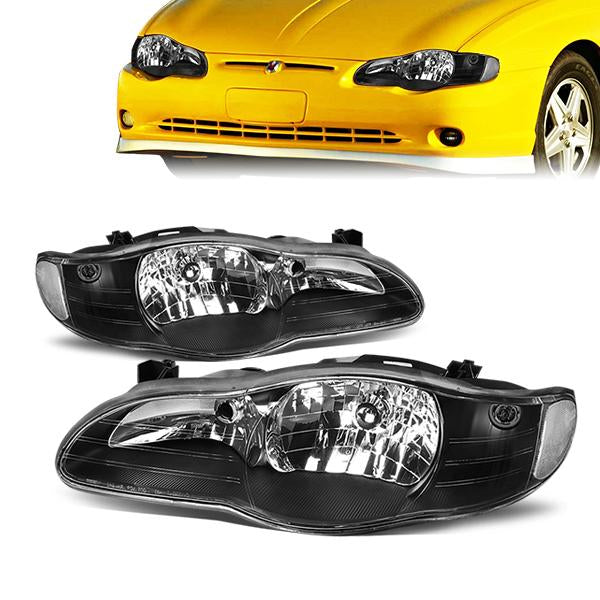 Factory Style Headlights<br>00-05 Chevy Monte Carlo