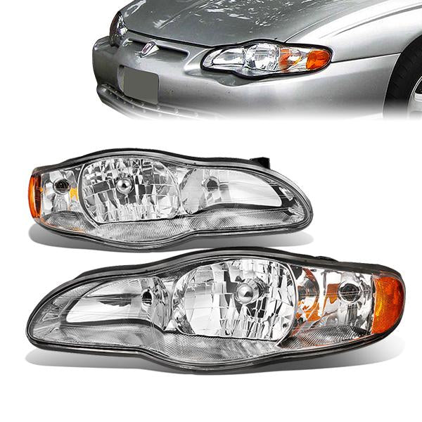 Factory Style Headlights<br>00-05 Chevy Monte Carlo