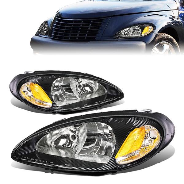 Factory Style Headlights<br>01-05 Chrysler PT Cruiser