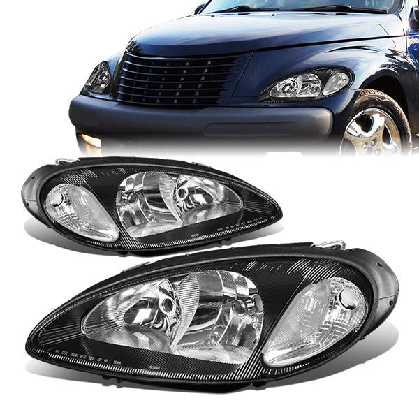 Factory Style Headlights<br>01-05 Chrysler PT Cruiser