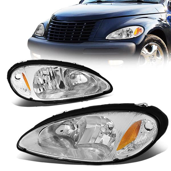 Factory Style Headlights<br>01-05 Chrysler PT Cruiser