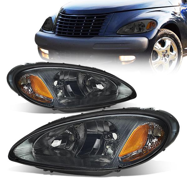 Factory Style Headlights<br>01-05 Chrysler PT Cruiser