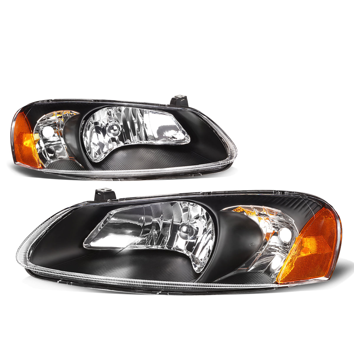 Factory Style Headlights<br>01-03 Chrysler Sebring, 01-06 Dodge Stratus