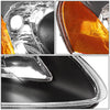 Factory Style Headlights<br>01-03 Chrysler Sebring, 01-06 Dodge Stratus