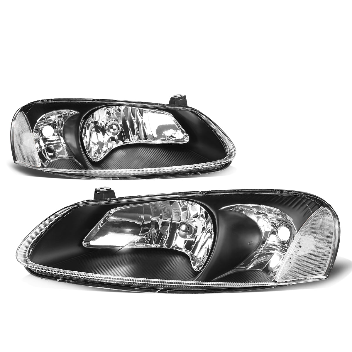 Factory Style Headlights<br>01-03 Chrysler Sebring, 01-06 Dodge Stratus