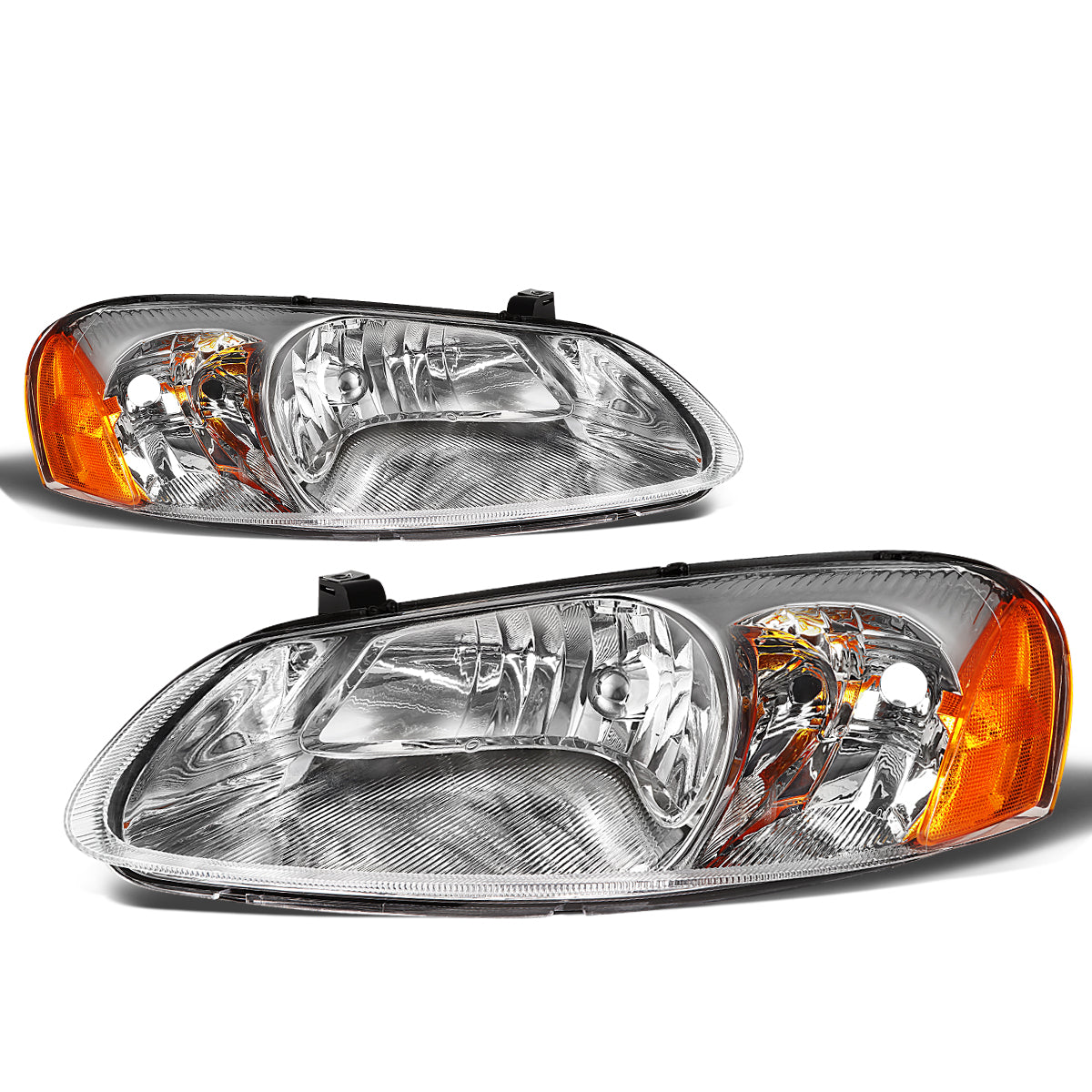 Factory Style Headlights<br>01-03 Chrysler Sebring, 01-06 Dodge Stratus