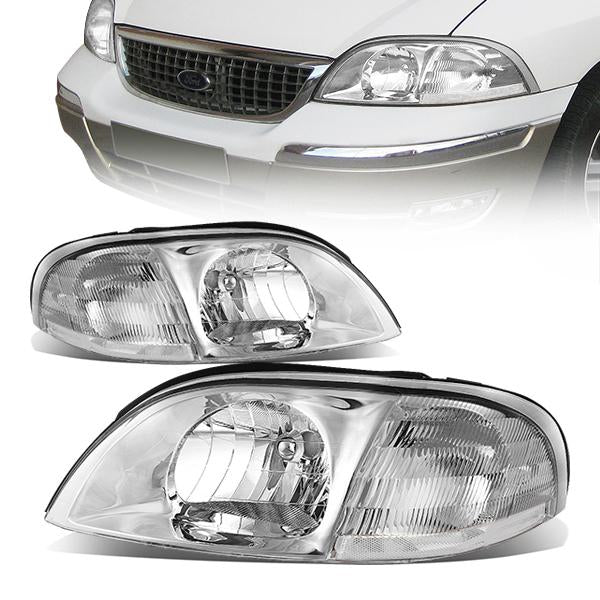 Factory Style Headlights<br>99-03 Ford Windstar