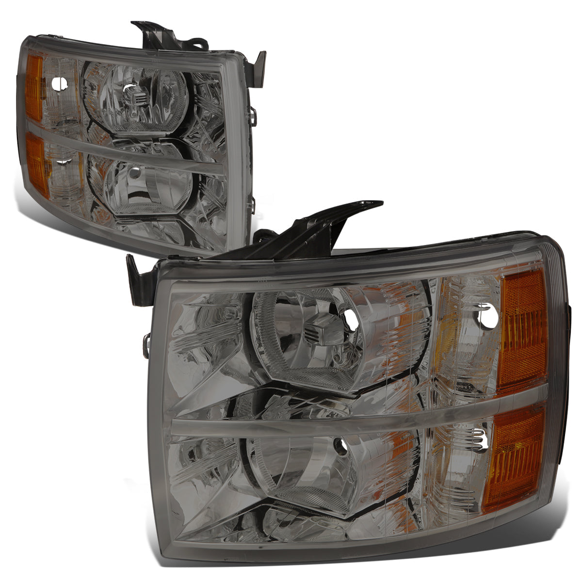 Factory Style Headlights <br>07-13 Chevy Silverado 1500, 07-14 2500 3500 HD