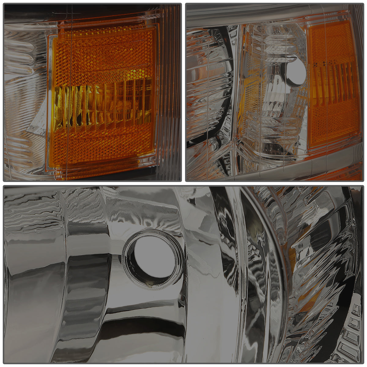 Factory Style Headlights <br>07-13 Chevy Silverado 1500, 07-14 2500 3500 HD