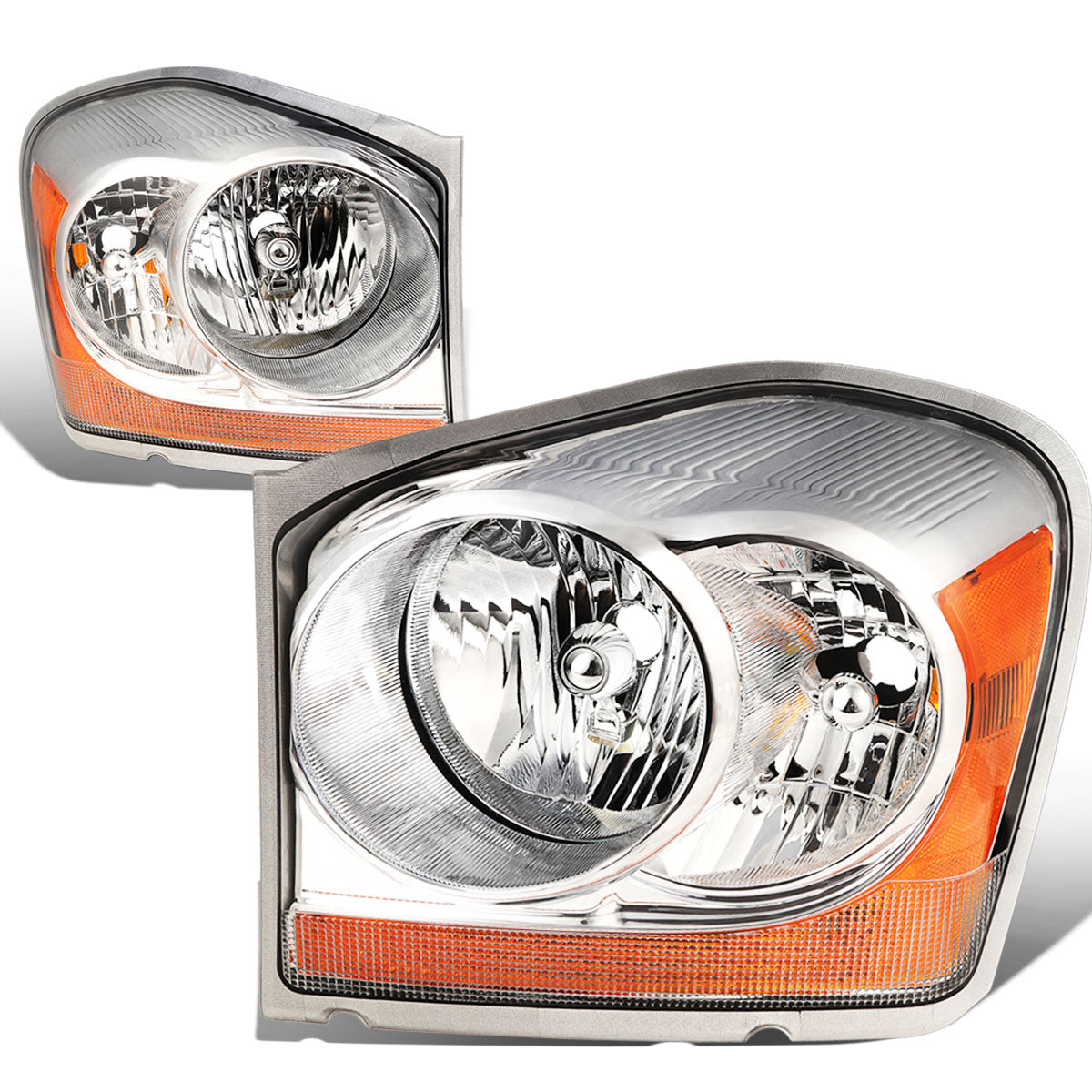 Factory Style Headlights<br>04-06 Dodge Durango