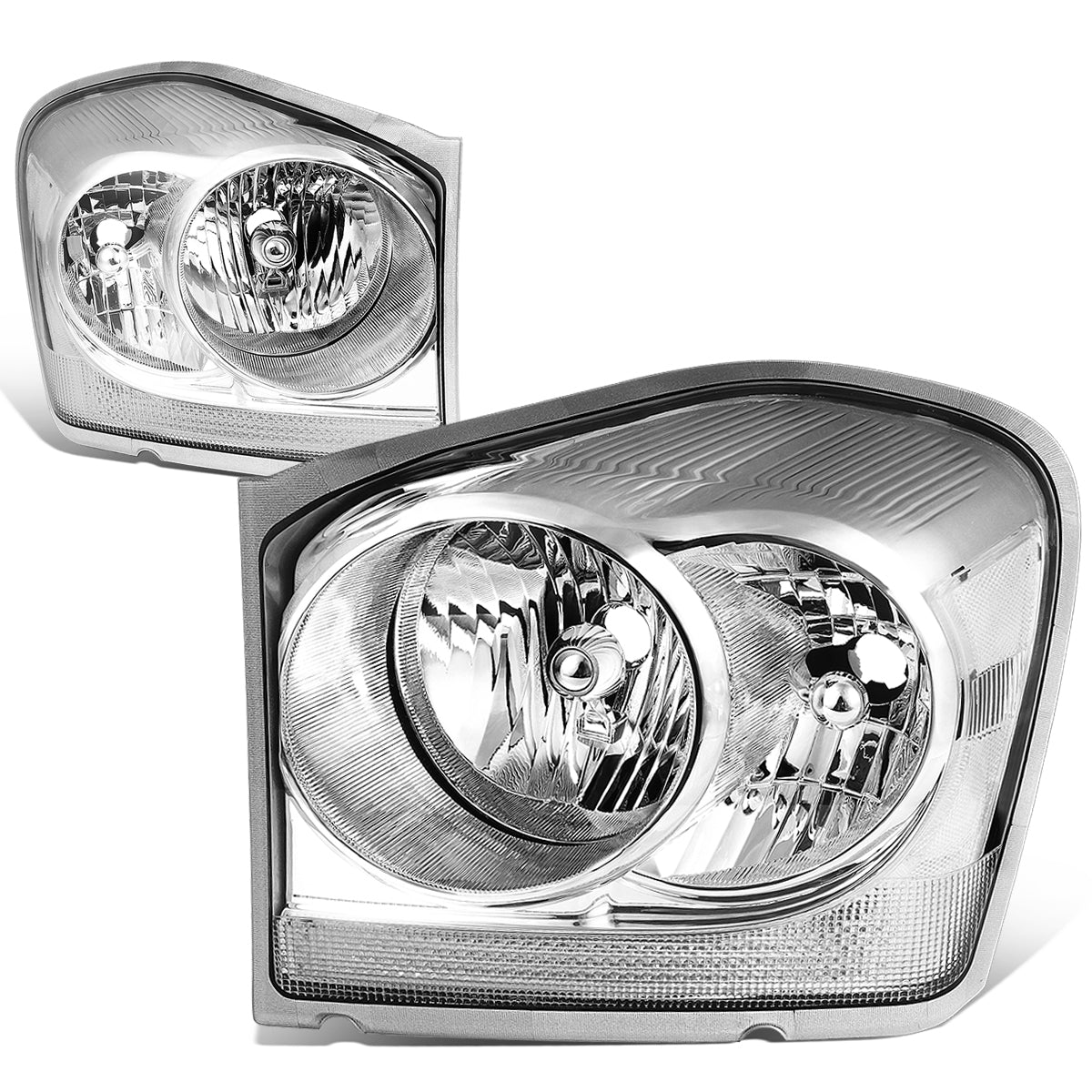 Factory Style Headlights<br>04-06 Dodge Durango