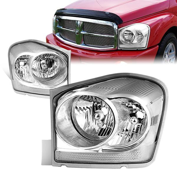 Factory Style Headlights<br>04-06 Dodge Durango