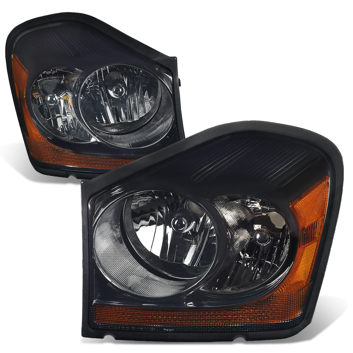 Factory Style Headlights<br>04-06 Dodge Durango