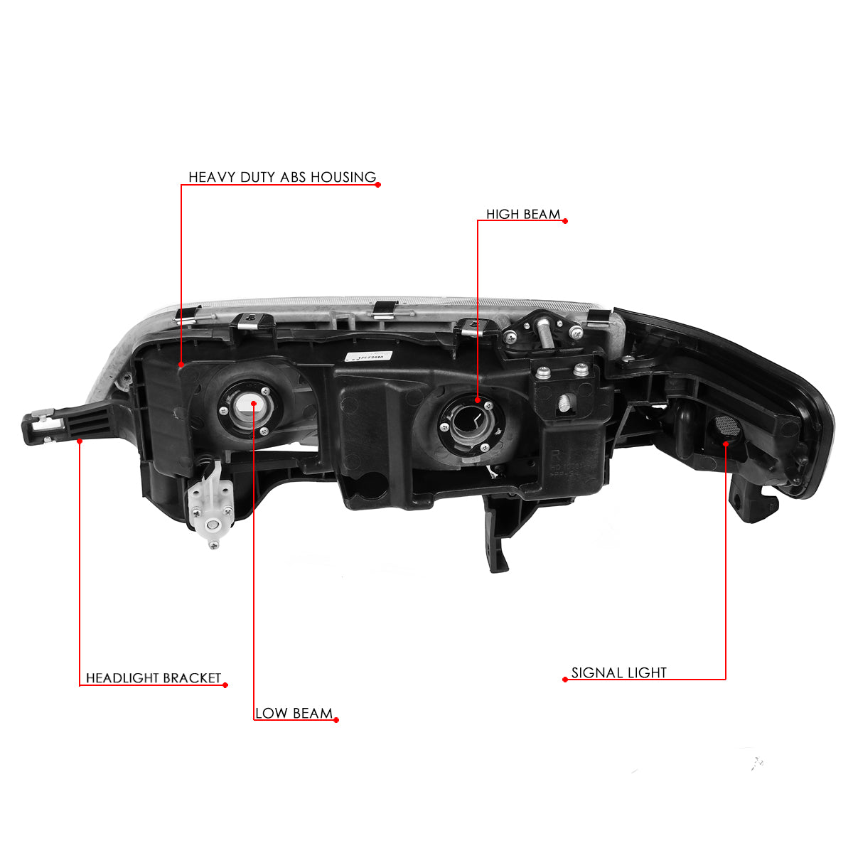 Factory Style Headlights<br>94-97 Honda Accord