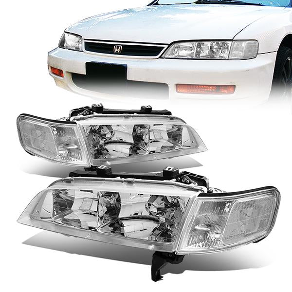 Factory Style Headlights<br>94-97 Honda Accord