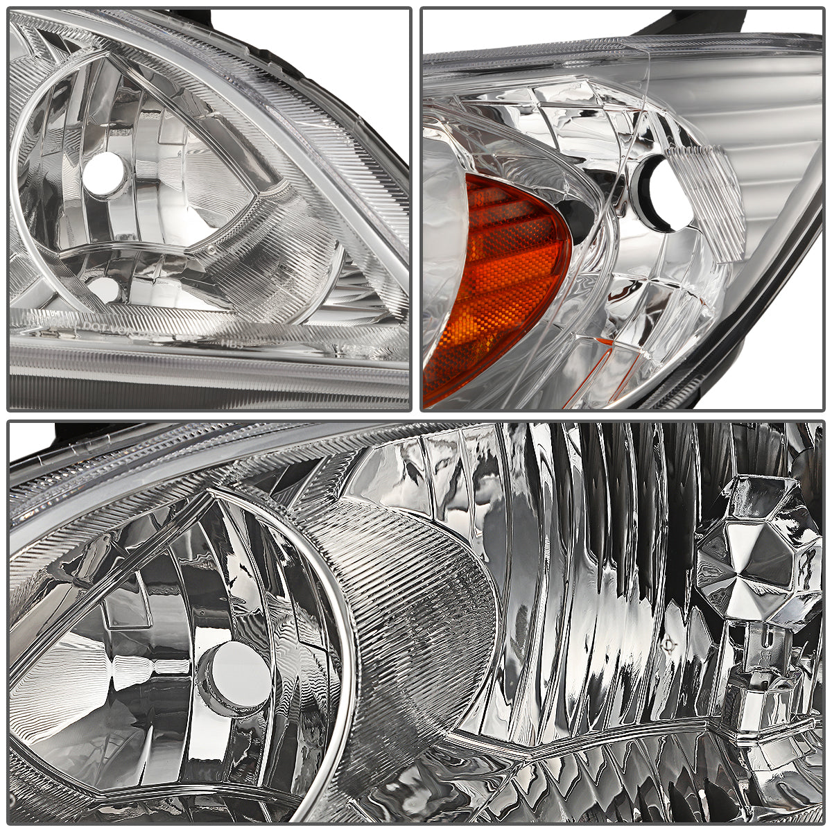 Factory Style Headlights <br>04-05 Honda Civic Sedan/ Coupe